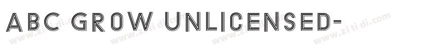 ABC Grow Unlicensed字体转换